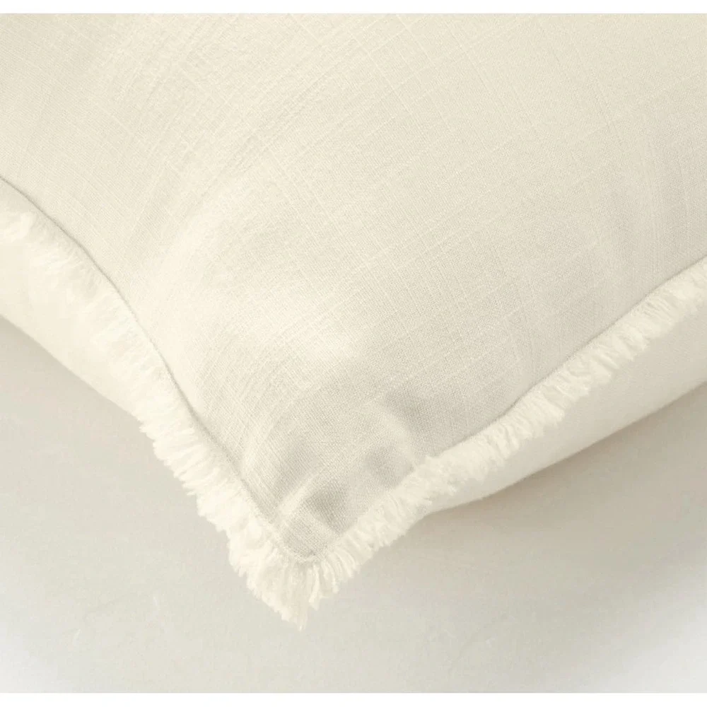 2 King Euro Heavyweight Linen Blend Throw Pillows  Natural Tan - Casaluna™ - Picture 2 of 3